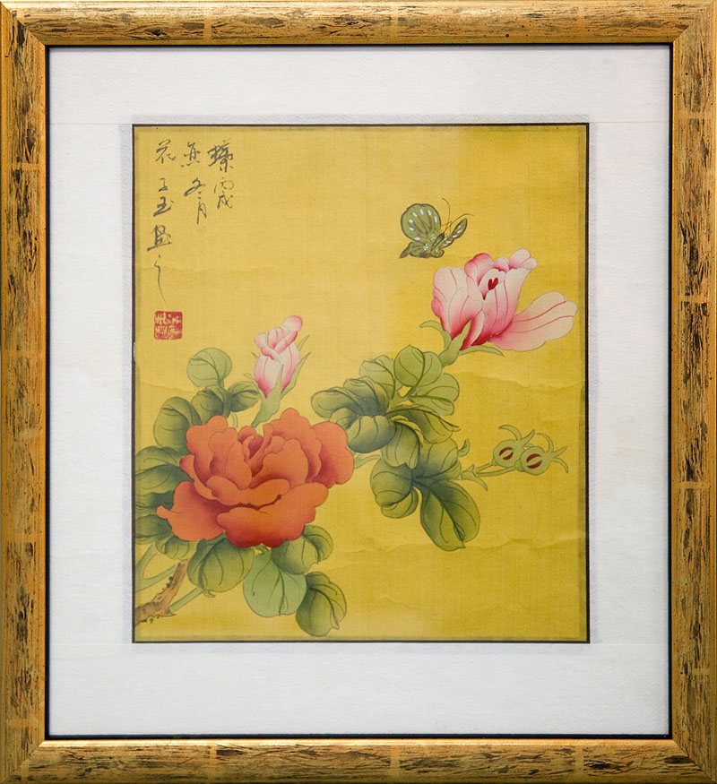 Chinese painting on rice paper