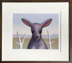 Fluffy the slightly pink kangaroo by Reg Mombassa