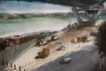 Under the Anzac Bridge by Russell Carey – detail